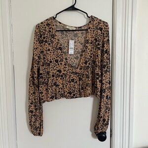 Pacsun Floral Blouse